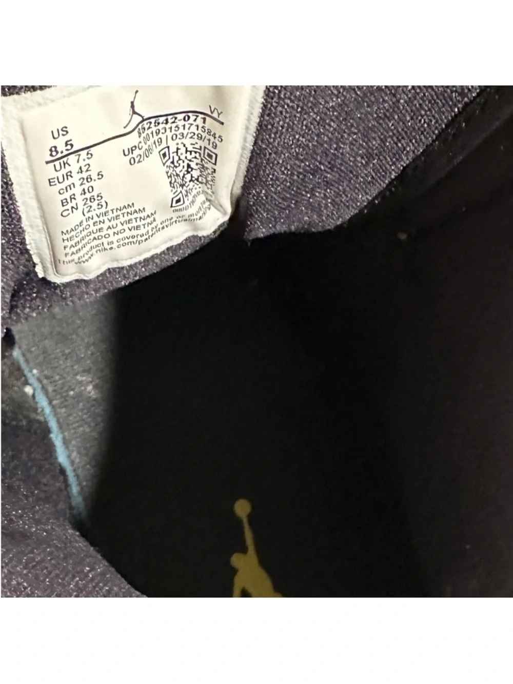 Air Jordan 1 Mid SE Yellow Toe Black Sneakers Retro Special Edition- Size US 8.5